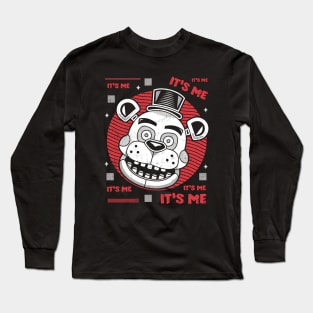 Freddy Robot Bear Long Sleeve T-Shirt